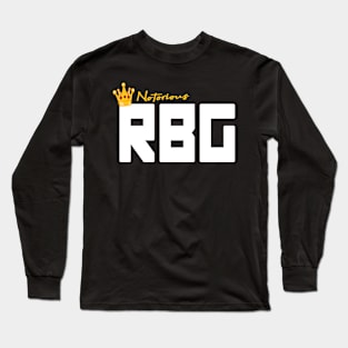 Nototious RBG, Vintage RBG Design, Feminist Power, RBG Long Sleeve T-Shirt